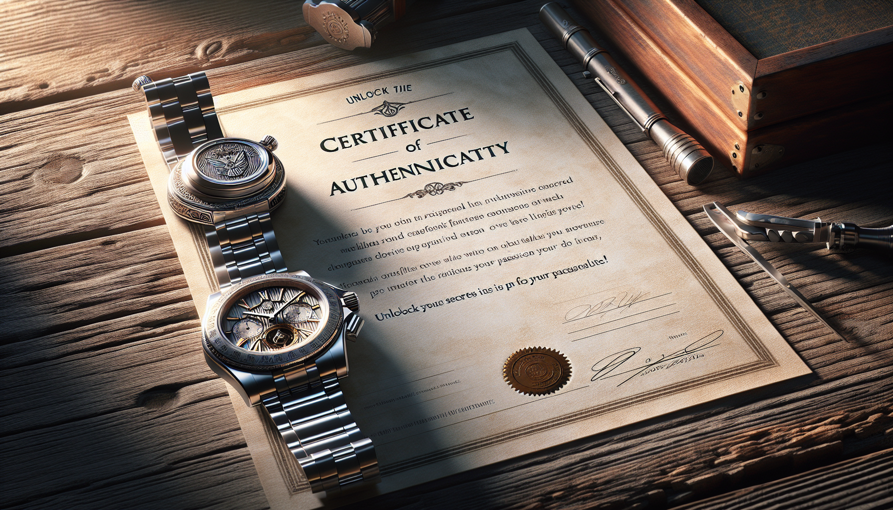 découvrez pourquoi le certificat d'authenticité est essentiel pour les passionnés de montres. garantissant la valeur et l'origine de votre garde-temps, ce document augmente la confiance lors de l'achat et de la revente. explorez l'impact d'un certificat sur votre collection et appréciez pleinement vos précieuses montres.