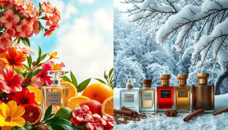 Parfums d'été vs parfums d'hiver : guide pour toutes les saisons