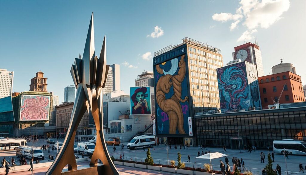 installations artistiques urbaines