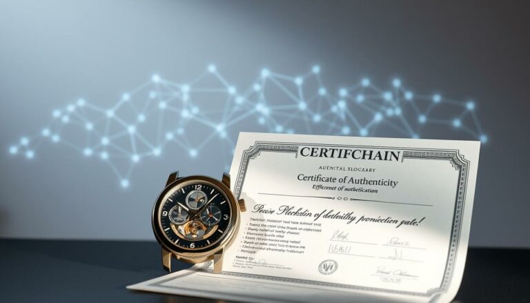Authenticité blockchain montres