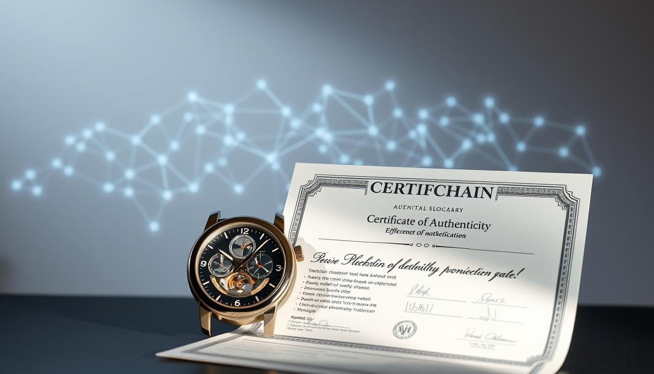 Authenticité blockchain montres