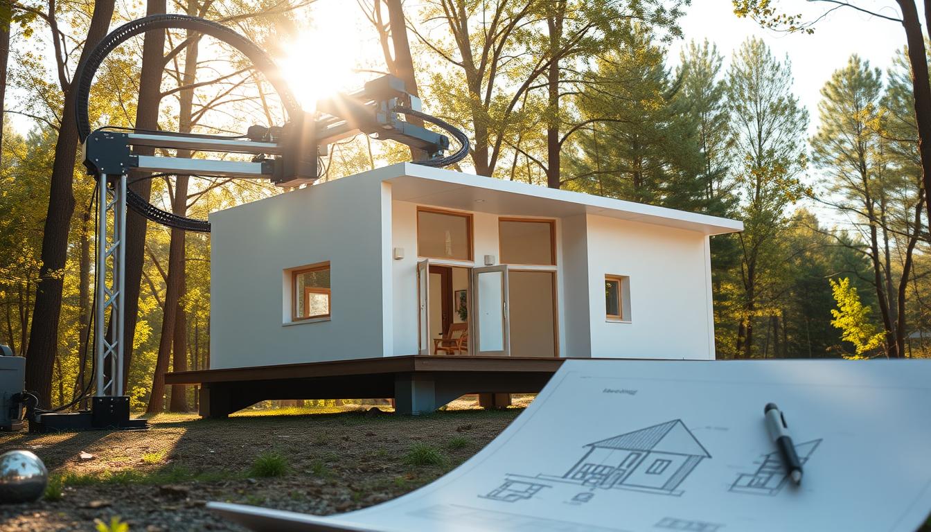 Maisons imprimées 3D logement durable
