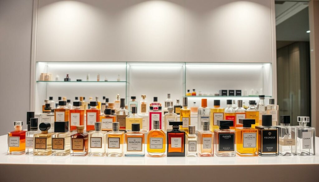 comparatif niche marché grand public parfumerie
